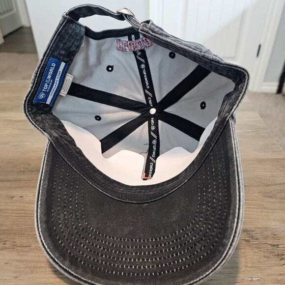 University of Florida Gators Strapback Hat Cap Gray Blue UF NCAA Distressed - Picture 8 of 10